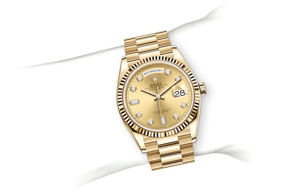 Rolex Day-Date Oyster, 36 mm, yellow gold, M128238-0069