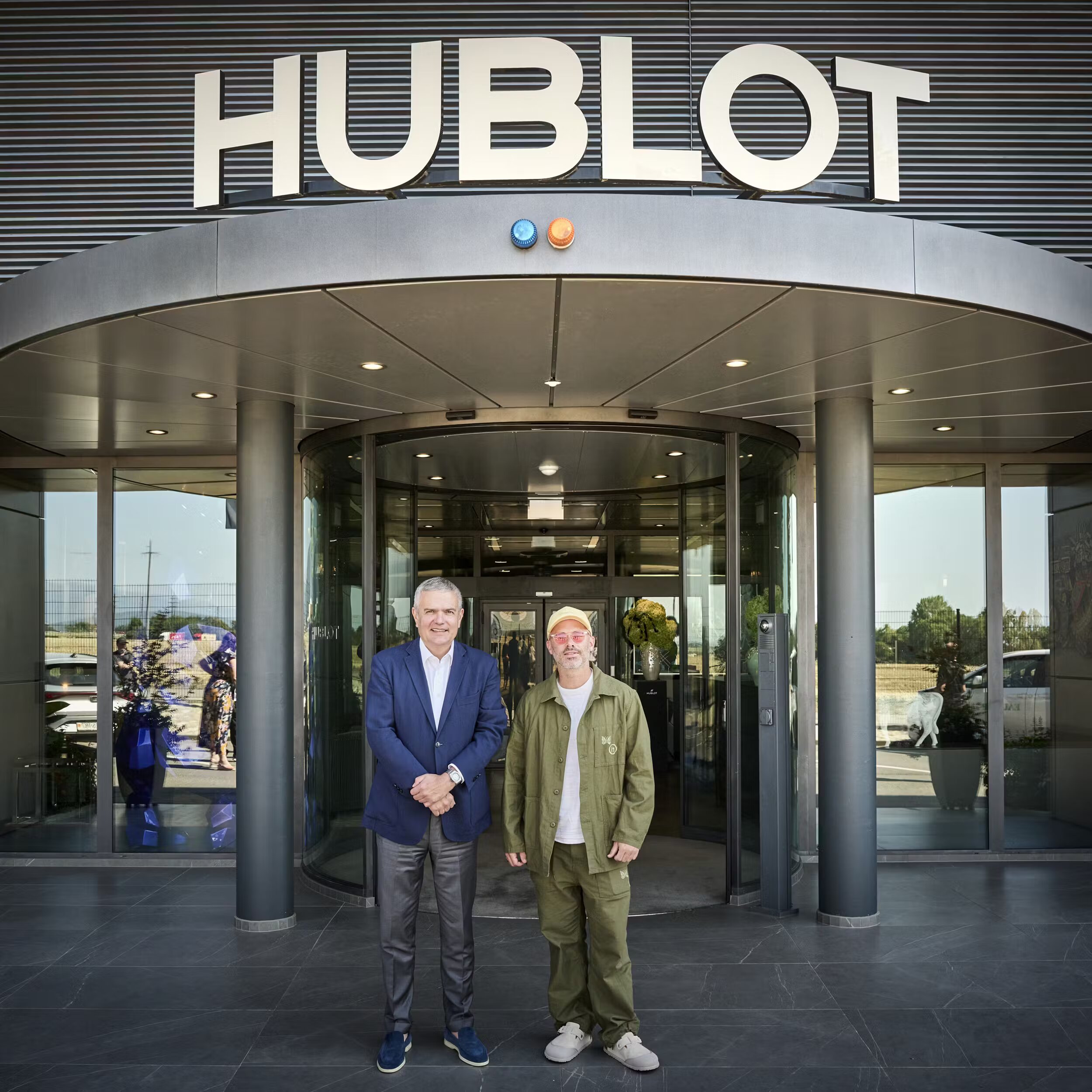 Ricardo Guadalupe CEO of Hublot and Daniel Arsham.