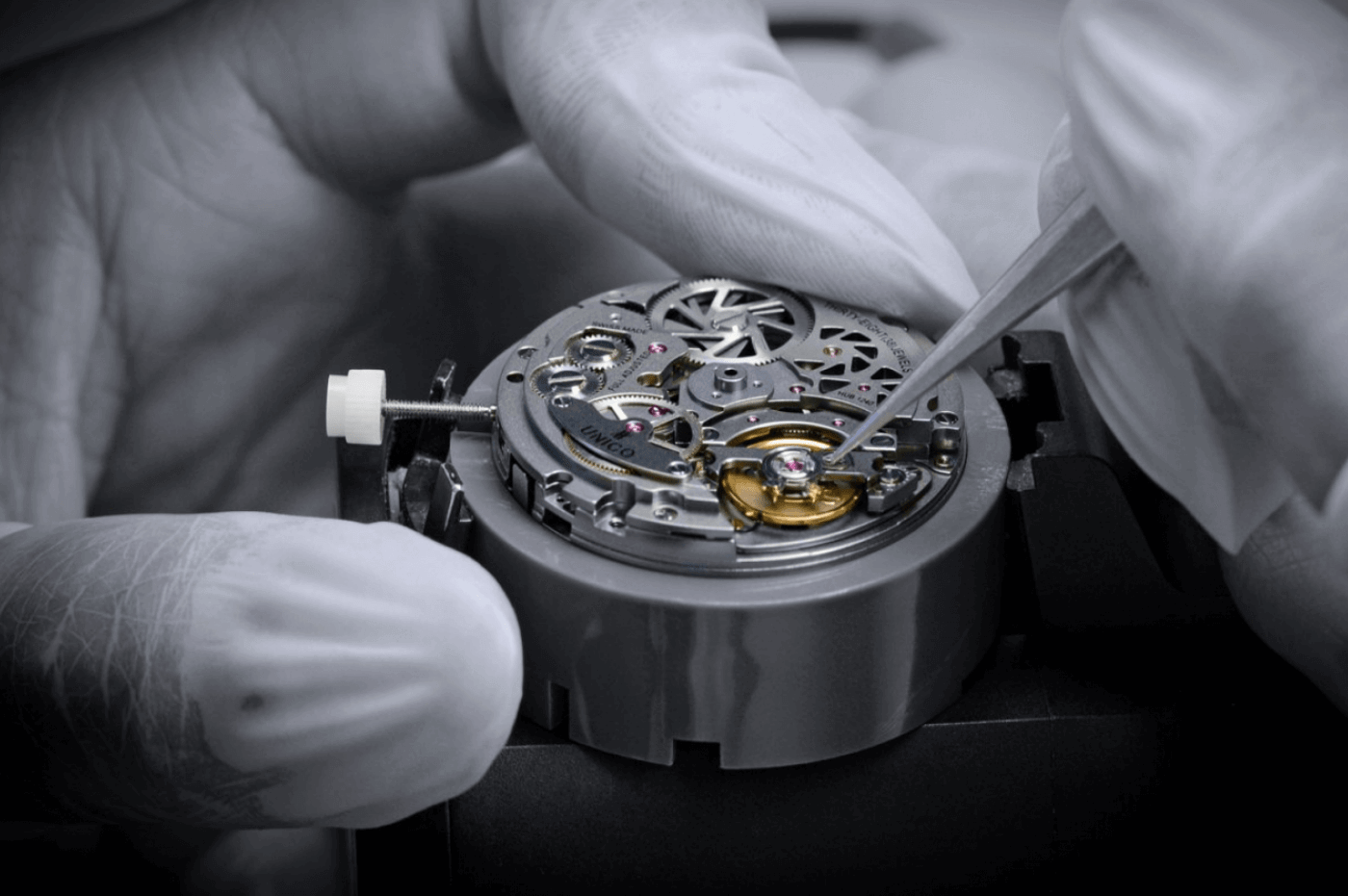 The Hublot in-house Unico movement.