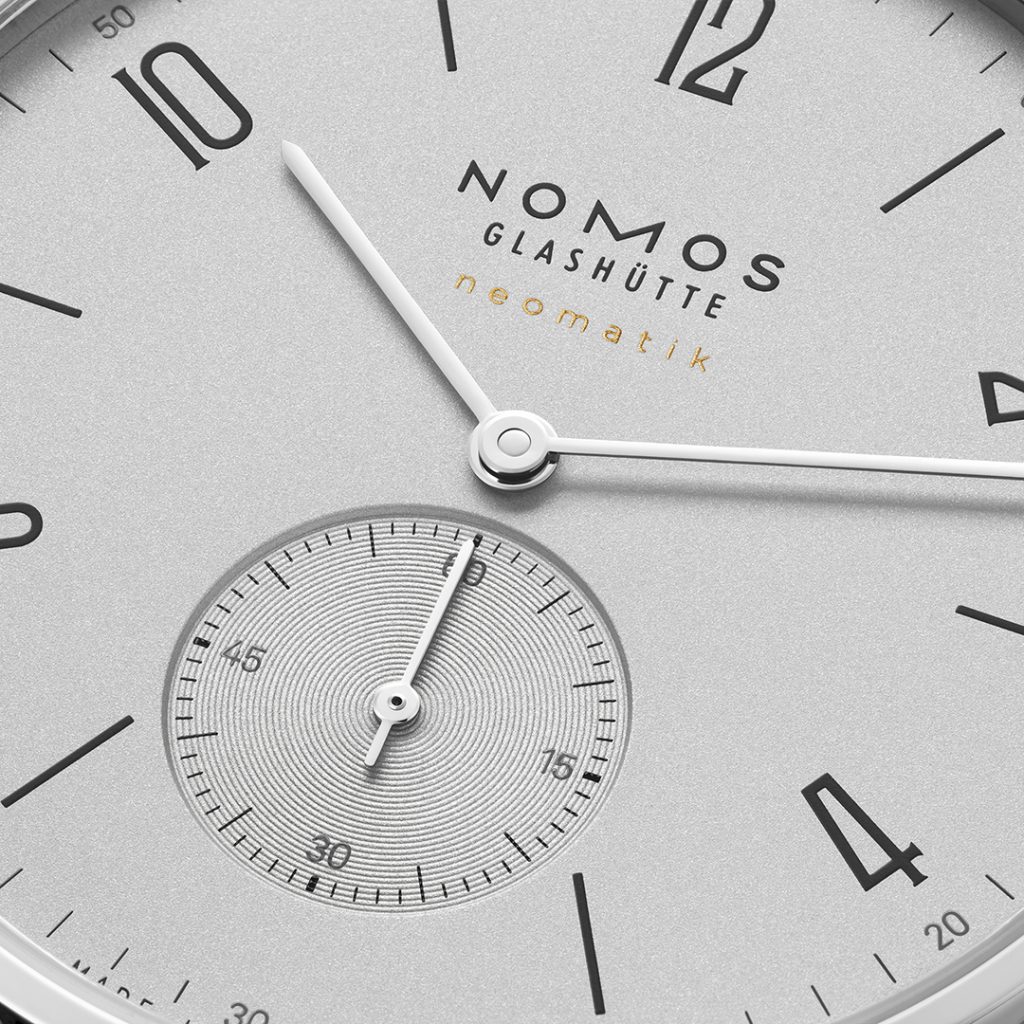 NOMOS Glash tte Tangente Neomatik Platinum Gray Style Multiplied