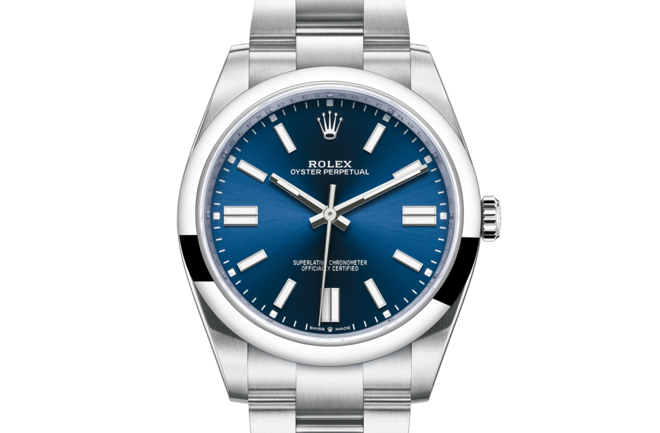 rolex datejust oyster perpetual blue dial