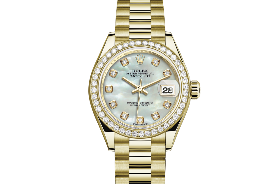 rolex yellow gold oyster perpetual datejust