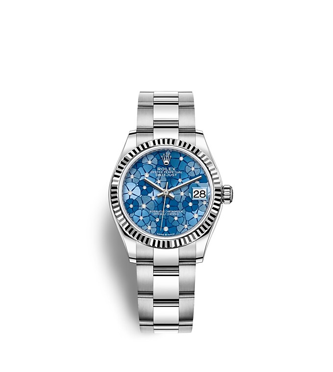 rolex women blue