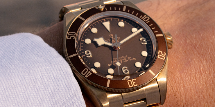 The Tudor Black Bay 58 Bronze on Full Display at Jewel Changi