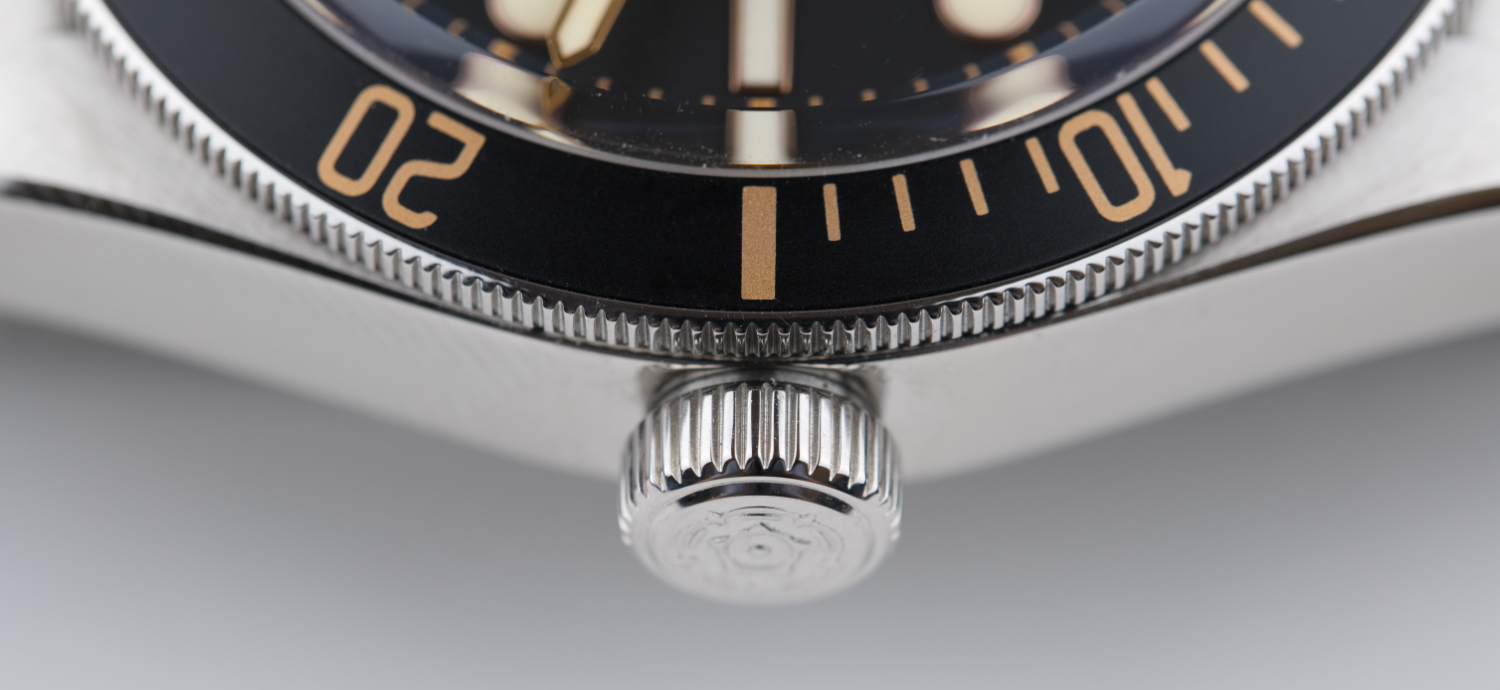 Tudor black 2025 bay 58 crown