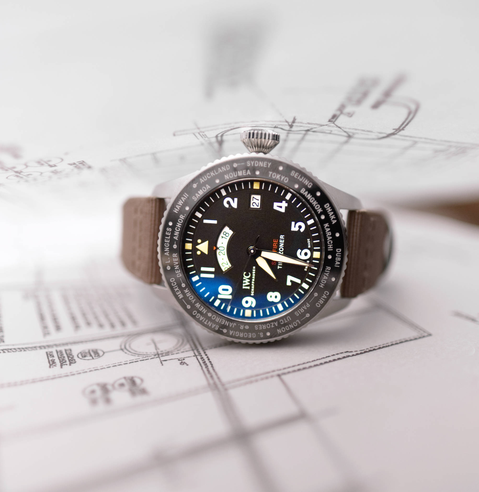 Iwc hotsell spitfire timezoner