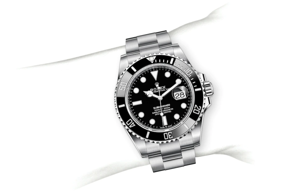 Rolex Submariner in Oystersteel M126610LN 0001 The Hour Glass