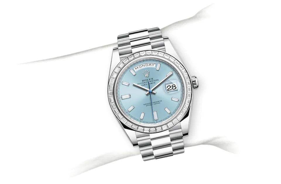 Rolex oyster perpetual sale day date 40 price