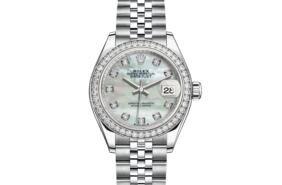 Rolex Lady-Datejust ทำจาก Oystersteel, Oystersteel และทองคำ, M279384rbr ...