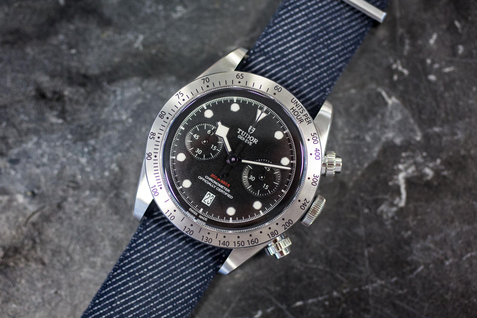 Tudor heritage black bay chronograph sale