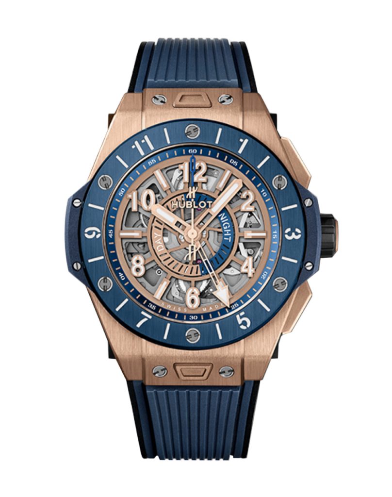 Hublot king sales gold blue