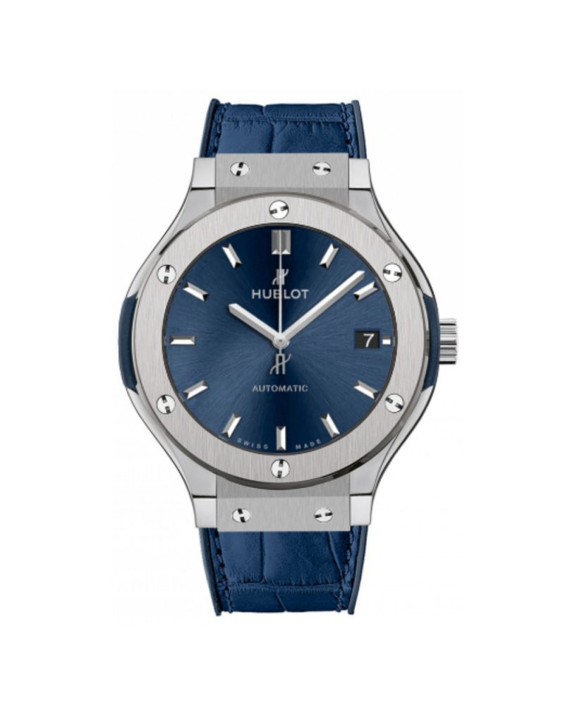 Hublot Classic Fusion Titanium Blue 38 mm The Hour Glass Official