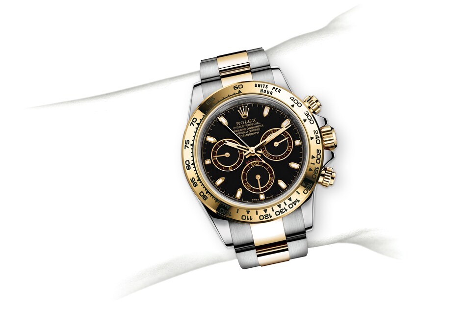 Gold and silver 2025 rolex daytona