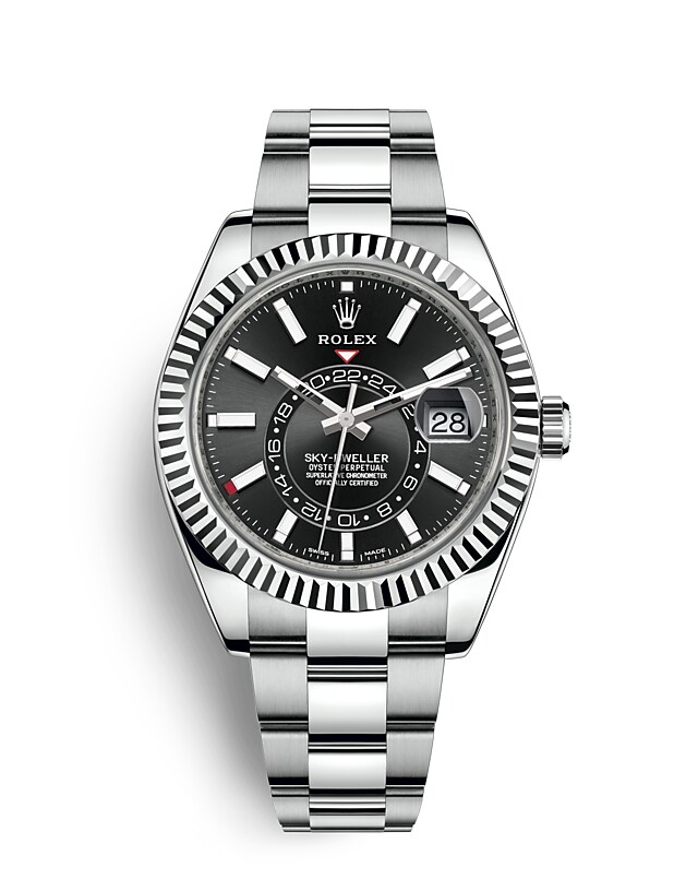 rolex sky dweller grey dial