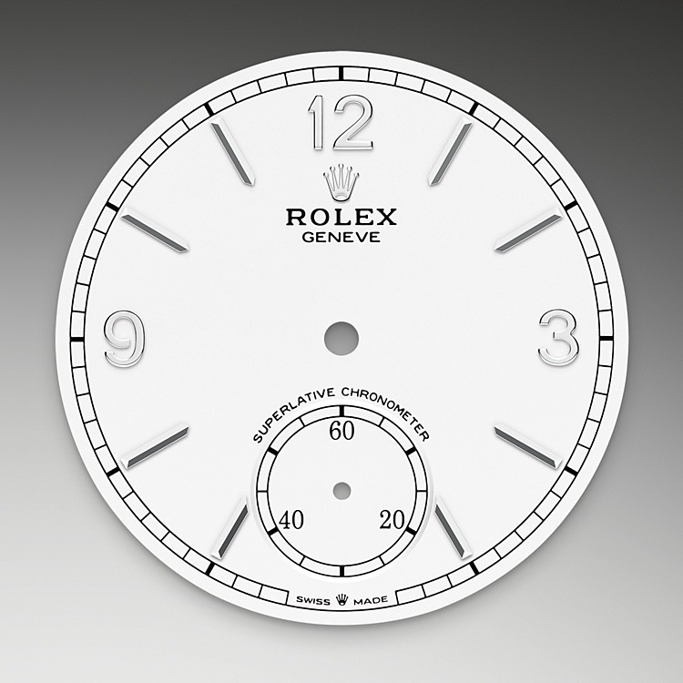 White sale faced rolex