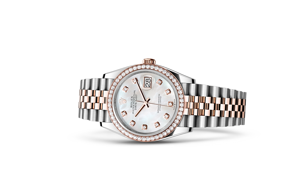 Rolex Datejust in Oystersteel and gold, M126281RBR-0009 | The Hour ...