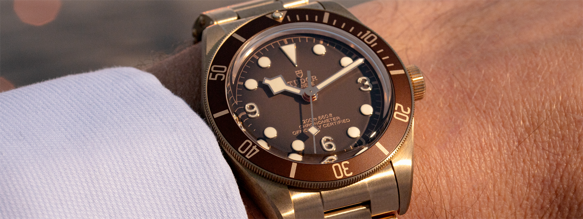 The Tudor Black Bay 58 Bronze on Full Display at Jewel Changi